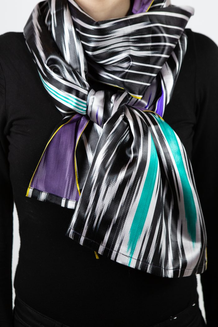 "Zebra colour" Ikat tørklæde